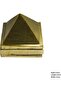 Latas 3-Layer(91 Pyramid) Brass Pyramid Energy Grid Vastu for Positive Energy Feng Shui Home Office And Prosperity Success, 4.5 x 4.5 x 4.5 - 3