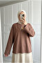 Women's Floral Embroidery Detailed Loose Long Sweatshirt Tunic - 3