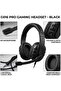 GO16 Pro Gaming Bass Headset with HD Microphone, Black 7.1 E-Sports Sound, HD Microphone, Deep Bass Audio, Professional Grade, Wired Connection - 2