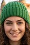 Women's Ribbed Folded Knitwear Winter Beanie