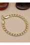 Premium Double Row Chain Model Luxury Steel Bracelet, Non-Tarnishing Steel Bracelet 20 cm - 4