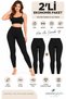 Women's Thermal Underwear Bottoms 2-Piece Economic Package High Waist Flexible Warm Winter Leggings S/M L/Xl - 8