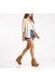 Eve ; Tan Suede, Wedge Heeled Women's Boots - 4