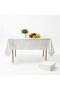 10 Pack Disposable Tablecloth, Rectangular White Table Cloths 137 x 274 cm, Waterproof Table Covers