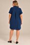 Plus Size Polo Neck Midi Dress - 4