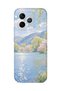 Honor 600 Lite Compatible Monet Style Lake Landscape Pattern Transparent Phone Case