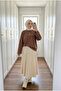 Women's Floral Embroidery Detailed Loose Long Sweatshirt Tunic