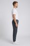 3 Thread Men's Sweatpants with Elastic Cuffs Soft Cotton Smoked Gray Brown Black Stone - 2