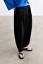 Black Pleated Shalwar Pants - 2