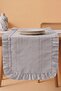 Gray Ruffled Colber Runner 45X115 cm - 4