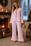 Bürümcük Knitted Long Sleeve Dressing Gown Women's Pajama Set - 2