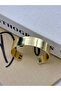 Gold Color Basic Flat Model Classic Adjustable Clamp Bracelet