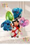 Lilo Stitch and Angel Balloon Set for Ages 8 - 7 Piece Large Size Birthday Balloon Set - 2