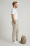 3 Thread Men's Sweatpants with Elastic Cuffs Soft Cotton Smoked Gray Brown Black Stone - 2