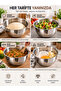20 cm Stainless Steel Kitchen Bowl – Multi-Purpose for Mixing and Preparation - 4