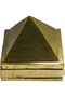 Latas 3-Layer(91 Pyramid) Brass Pyramid Energy Grid Vastu for Positive Energy Feng Shui Home Office And Prosperity Success, 4.5 x 4.5 x 4.5