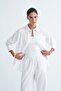 Basic Shirt Pants Set Ecru - 5