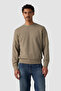 Men's 100% Cotton Brown Unprinted Sweatshirt
