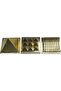 Latas 3-Layer(91 Pyramid) Brass Pyramid Energy Grid Vastu for Positive Energy Feng Shui Home Office And Prosperity Success, 4.5 x 4.5 x 4.5 - 2