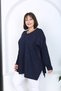 Women's Stone Printed Plus Size Tunic - 2