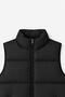 Girl's Stand Collar Inflatable Vest with Zipper and Pockets - 5