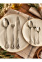 Silver 89 Piece 12 Person Fork Spoon Knife and Luxury Serving Set - 6