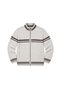 Men's Large Size Dark Beige Patterned Knitwear Cardigan with Pockets 3Xl-4Xl-5Xl-6Xl - 4