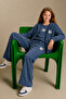 9-15 Years Old Luxery Colorce Girls' 3-Piece Set - Midnight Blue
