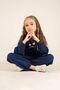 4-14 Years Licensed Us Polo Assn Girls' Set - Navy Blue - 2