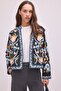 Embroidered Gabardine Jacket