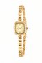 Women's Heart Cord Model Gold Color Steel Cord Wristwatch - 2