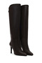 Women's Brown Thin Heeled Leather Boots Wf160009Dv - 2