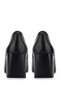 Women's Genuine Leather Black Heeled Shoes - 4