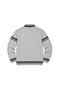 Men's Large Size Light Gray Patterned Knitwear Cardigan with Pockets 3Xl-4Xl-5Xl-6Xl - 5