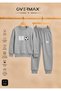 Kids' Bro Football Printed Hoodless Sweatshirt Tracksuit Set - Ages 3-12