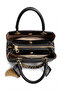 Handbag Black Multi-Compartment Stylish Women's Hand Shoulder Bag - 5
