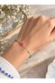 Elegant Silver Color Bracelet with Colorful Flower Detail – Casual Chic Design - 2