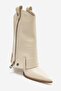Lola Cream Zippered Pointed Toe Women's Heeled Boots - 6