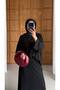 Women's Hijab Two-Piece Set Tunic-Skirt Comfortable Fit Top and Bottom Set - 3
