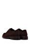 Black Men's Brown Lace-Up Suede Leather Casual Shoes Wm680030Ds - 6