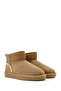 Women's Camel Fur Detailed Suede Leather Teddy Boots Wf565000Ds - 3