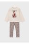 Girl's Leopard Leggings Set - 3