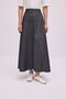 Flared Denim Skirt - 4