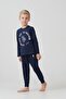 4-14 Years Licensed Us Polo Assn Boys' Set - Navy Blue - 4