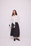 Yandan Pocketed Ruched Skirt - 2
