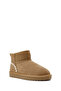 Women's Camel Fur Detailed Suede Leather Teddy Boots Wf565000Ds - 8