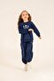 4-14 Years Licensed Us Polo Assn Girls' Set - Navy Blue - 5