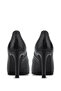 Women's Genuine Leather Black Heeled Shoes - 4
