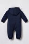 3-18 Months Licensed U.S. Polo Assn. Baby Boy Romper-Navy Blue - 2