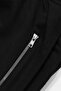 Men's Hector Ribbed Cuffs, Regular Waist, Regular Fit, Zipper Pocket, No Zipper Three Thread Sweat Pants Black - 3